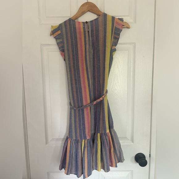 Marine Layer Striped Belted Sundress, Size XS - Picture 3 of 6